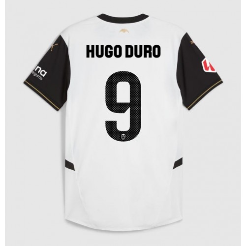 Dres Valencia Hugo Duro #9 Domaci 2024-25 Kratak Rukav